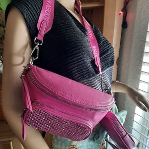 Steve Madden HOT PINK Fanny pack BREAST CANCER